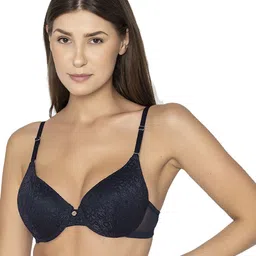 B'ZAR Floral Full Coverage Underwired Lightly Padded All Day Comfort Push-Up Bra-1
