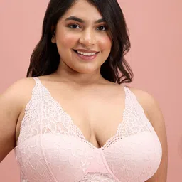 Nykd Floral Self Design Half Coverage Underwired Lightly Padded Bra-5
