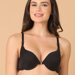 PrettyCat Medium Coverage Underwired Lightly Padded Plunge Bra-20