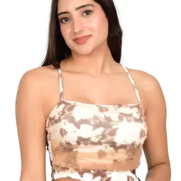 bare dezire Abstract Bralette Bra Full Coverage Lightly Padded image 1