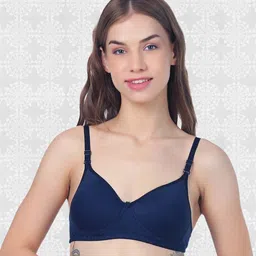 Designer Bugs All Day Comfort Non-Wired Lightly Padded Seamless Cotton T-Shirt Bra-picture-11