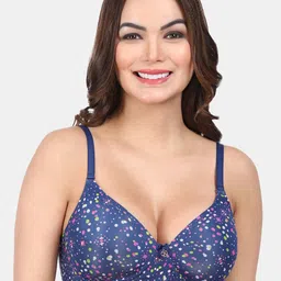 Amour Secret Graphic Printed Lightly Padded All Day Comfort Full Coverage Seamless Bra-picture-24
