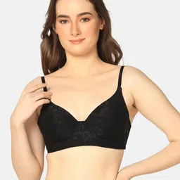 Curvy Love Plus Size Lace Full Coverage Lightly Padded T-shirt Bra With All Day Comfort-34