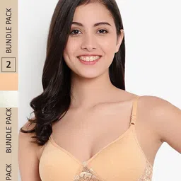 Floret Pack of 2 Full Coverage All Day Comfort Bra-picture-16