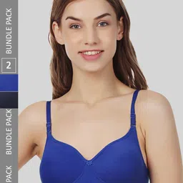 FUNAHME Pack of 2 Full Coverage Lightly Padded Bra With All Day Comfort-37
