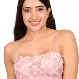 bare dezire Self Design Full Coverage Lightly Padded Bra image 1