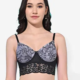 FIMS Floral Full Coverage Lightly Padded Bra All Day Comfort-7