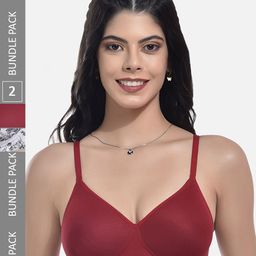 StyFun Pack Of 2 Full Coverage Lightly Padded Bra With All Day Comfort-18