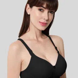 BEWILD Pack Of 2 Cotton Classic Sports Bra Rapid-Dry Moisture Wicking Heavily Padded image 2