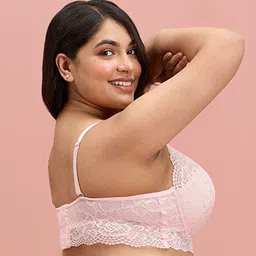 Nykd Floral Self Design Half Coverage Underwired Lightly Padded Bra image 3