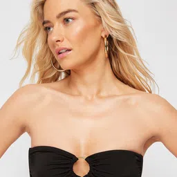 Trendyol Medium Coverage Underwired Lightly Padded Bandeau Bra With All Day Comfort image 2