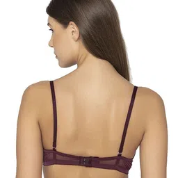 B'ZAR Floral Full Coverage Underwired Lightly Padded All Day Comfort Push-Up Bra image 3