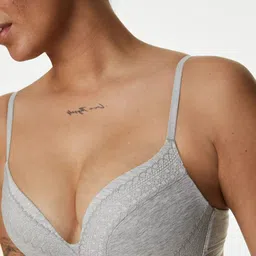 Marks & Spencer Self Design Full Coverage Lightly Padded All Day Comfort Push-Up Bra image 4