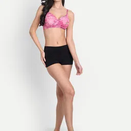 Aimly Floral Printed Full Coverage Seamless Heavily Padded Non-Wired Dry-Fit Push-Up Bra image 2