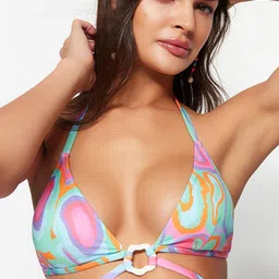 Trendyol Abstract Printed Full Coverage Lightly Padded Everyday Bra with All Day Comfort image 5