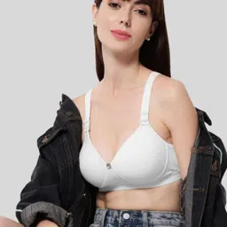 BEWILD Pack Of 2 Cotton Classic Sports Bra Rapid-Dry Moisture Wicking Heavily Padded image 4