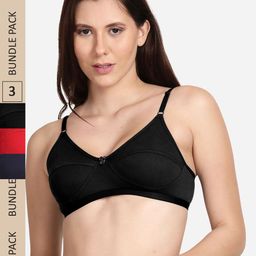 shyaway Pack Of 3 Non Padded  Bra-image-75