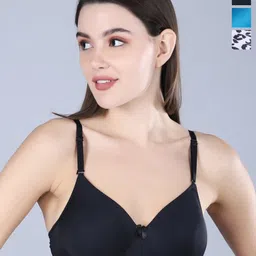 Sonalvu Pack Of 3 T-shirt Bra Full Coverage Lightly Padded Non-Wired All Day Comfort-picture-48