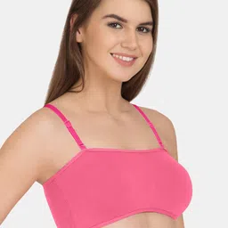 Tweens Medium Coverage Tube Removable Lightly Padded Bandeau Bra image 3