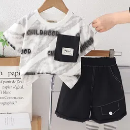 INCLUD Boys Printed T-shirt with Shorts-image-93