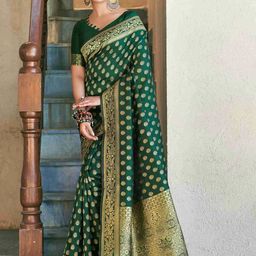 SHRIMAY Woven Design Zari Banarasi Saree-image-61