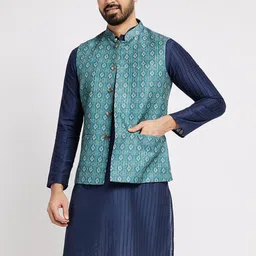 Ethnic India Printed Nehru Jacket-picture-49