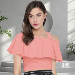 DressBerry Asymmetric Neck Regular Top-picture-7