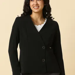Allen Solly Women Single Breasted Blazer-picture-38