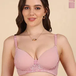 DressBerry Women Pack of 2 Full Coverage Lightly Padded Bra-picture-15