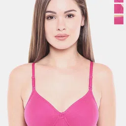 Bodycare Women Solid Full Coverage 3Pcs Lightly Padded Everyday Bra-image-40