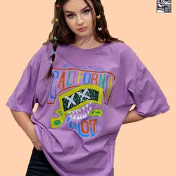 Christy World Women Pack Of 2 Typography Printed Cotton T-shirt-picture-32