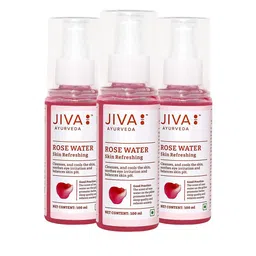 Jiva Set Of 3 Rose Water Skin Toner - 100 ml Each-22
