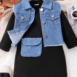 Xsole Girls A-Line Round Neck Midi Dress-image-53