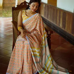 Jinal & Jinal Silk Cotton Chanderi Saree-picture-7