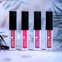 TILKOR Set Of 4 Mini Matte Liquid Lipsticks - Cherry Red - 1.5 ml Each-31