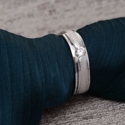 Eternity Adjustable Ring for Women Sterling Silver Cubic Zirconia Ring-image-29