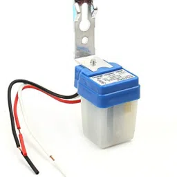 GS Gujarat Day Night Sensor 220 V Auto Day/Night on/Off Photocell LDR Sensor Switch (White) Smart Switch-33