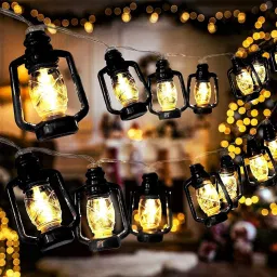 16 LEDs 3 m Yellow Steady Lantern Rice Lights-image-22