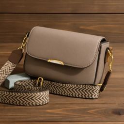 Beige Women Sling Bag Premium Textured Crossbody Sling Bag for Women & Girls-image-94