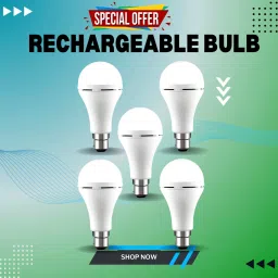 Rechargeable Emergency Bulb Inverter Bulb, 3Hr Battery Backup_Pack of 5 P415 3 hrs Bulb Emergency Light-image-71