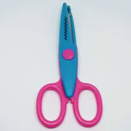 mon n mol toy Art and Craft Zig zag Paper Shaper Scissor (PACK OF 2) Scissors image 2