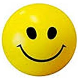 1 PCS Smiley Ball OR Smiley Squeeze Ball OR Soft Stress Relief Ball- 7 cm-18