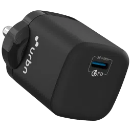urbn GaN Pro 25W Type C Fast Charger (Adapter Only, GaN Technology, Black)-picture-46