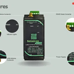 SENSELIVE TECHNOLOGY 100 Mbps X7700 LORA TO SERIAL CONVERTER Access Point image 2