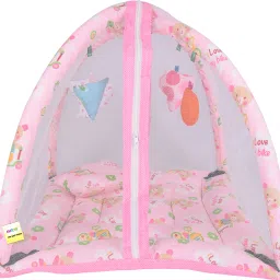 Cotton Kids New Born Baby Mosquito Net Bed with Cushioned Pillow Mosquito Net-picture-15