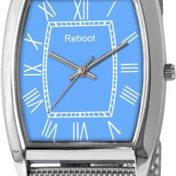 2025 Special 124 Ice Blue Roman Figure Dial Stainlesssteel Adjustable Chain Analog Watch - For Men RBT3288-BL-SLVR-ANLG-MEN_124IceB-image-4