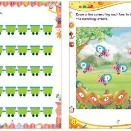 editone LKG Activity Sheets (120 Pages)|Learning & Creativity|12 Water Color Sketch Pen image 4