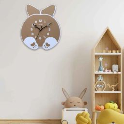 olive tree Multicolour Engineered Wood Battery Operated Wall Clock-picture-49