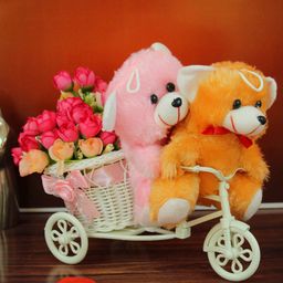 TIED RIBBONS Off White and Pink Set of 3 Valentine's Day Special Gift Sets-image-42