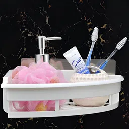 Kookee White Abstract Contemporary Bathroom Caddy image 2